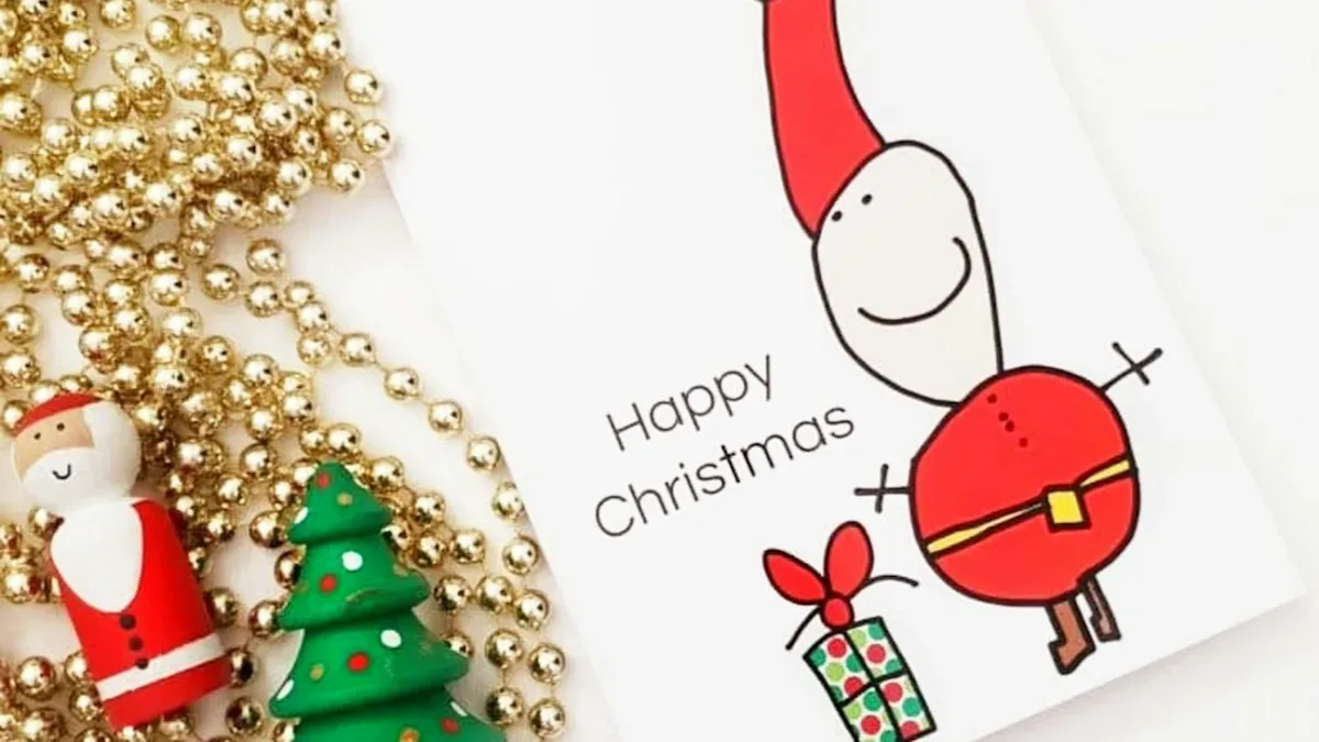 deco noel en papier — Déco Noël en papier : bricolage de Noël enfant